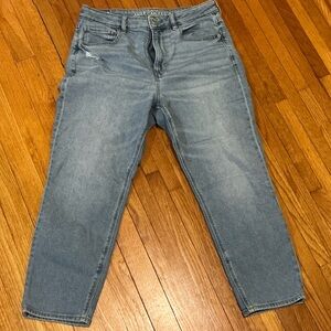 American Eagle Outfitters Light Blue Ankle Jeans